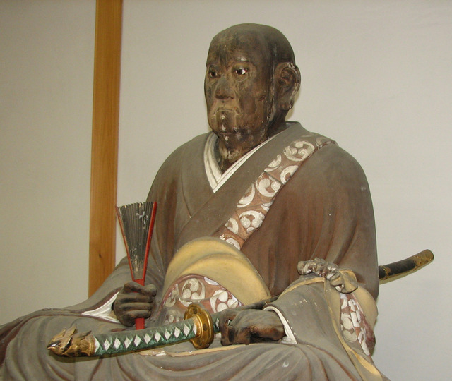 兵庫県指定文化財　木造赤松円心坐像(宝林寺蔵)